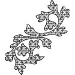 Basic Blackwork Leaves
