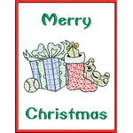 Appliqué Christmas Greeting Cards 01