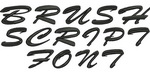 Brush Script Font