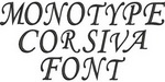 Monotype Corsiva Font