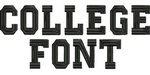 College Font