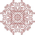 Redwork Quiltblock 02