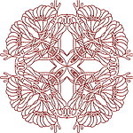 Redwork Quiltblock 04