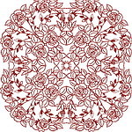 Redwork Quiltblock 06