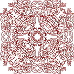Redwork Quiltblock 07