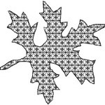 Blackwork Leave 07