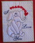 Trapunto Valentine Card 05