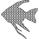 Basic Blackwork Fish 06