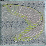 Aqua Marine Quiltblock 05