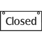 Closed Sign