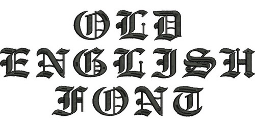 Old English Font