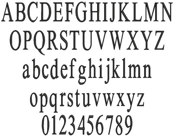 Times Roman Font