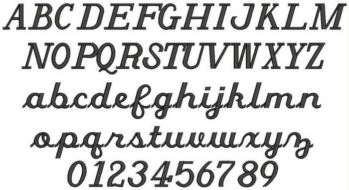 Italian Script Font
