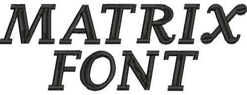 Matrix Font