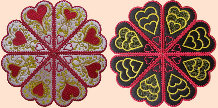 Sweetheart Dinner Placemat set